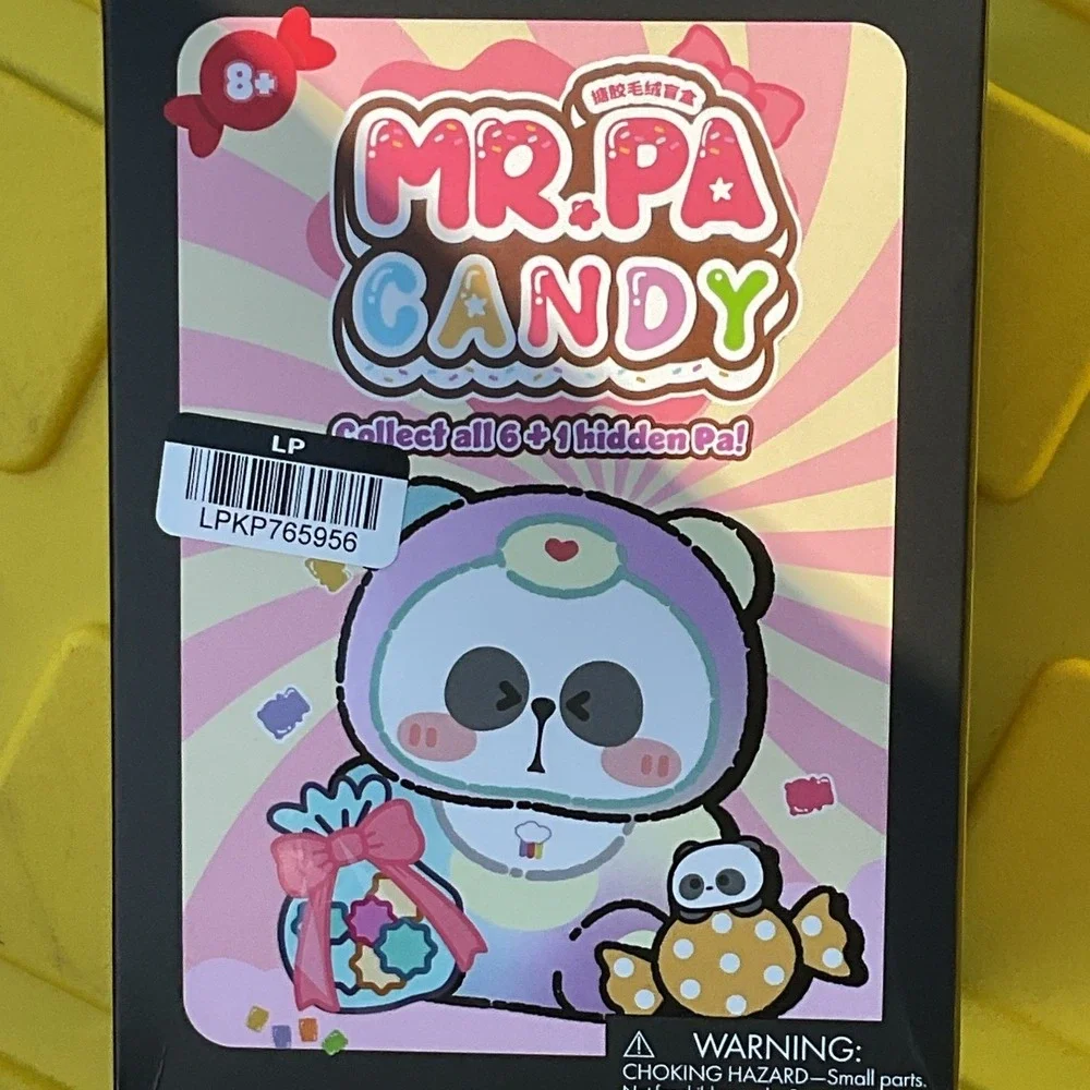 Mr.‎ Pa Candy Series Blind Box Plush Panda Collectible Art Toy New Sealed